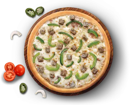 Delicious Pizza with Vegetables and Cheese