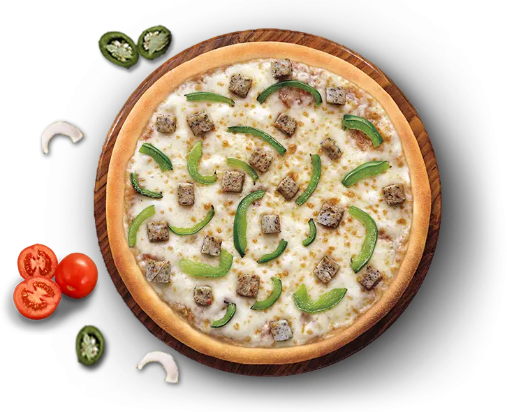 Delicious Pizza with Vegetables and Cheese