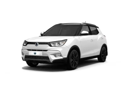 Compact White SUV