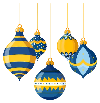 Beautiful Ornamental Christmas Balls for Holiday Decor