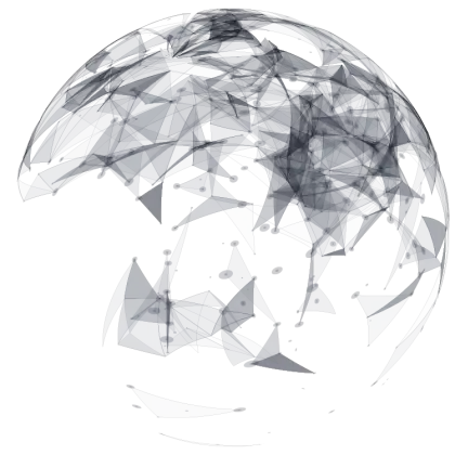 Abstract Globe with Network Connections