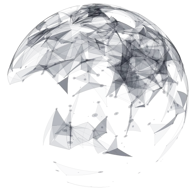 Abstract Globe with Network Connections