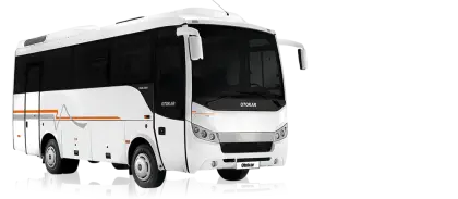 Compact White Mini-Bus for Group Travel