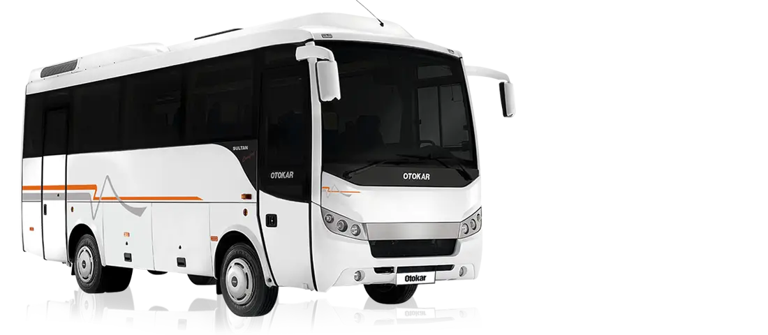 Compact White Mini-Bus for Group Travel
