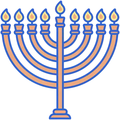 Illustrative Menorah for Hanukkah