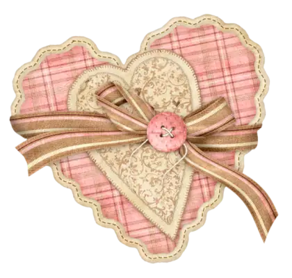 Fabric Heart Decoration