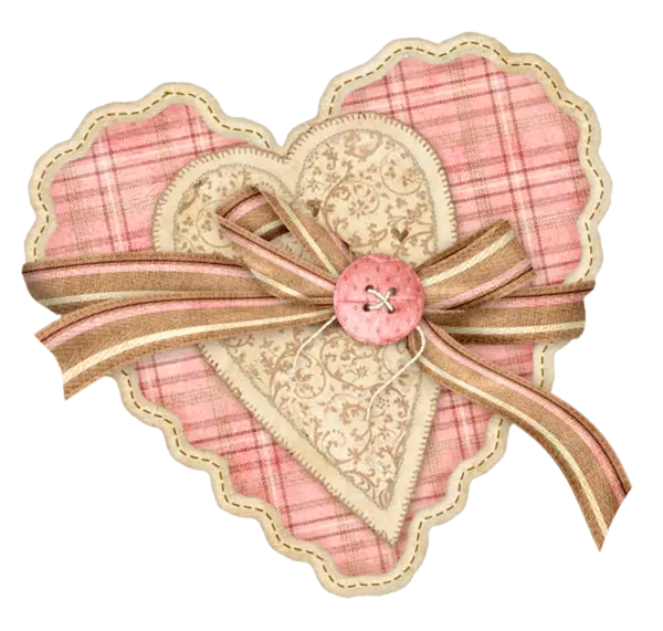 Fabric Heart Decoration