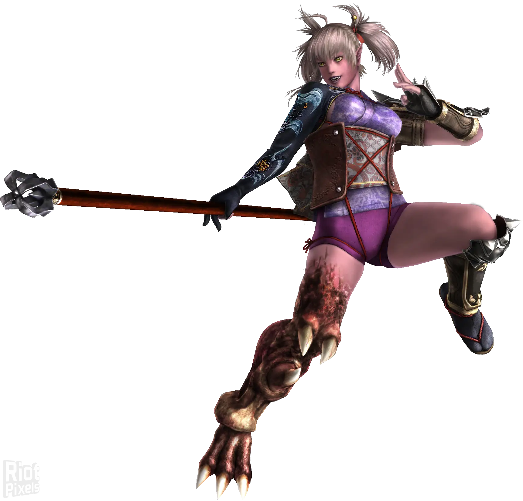 Fantasy Character with Weapon and Armor
