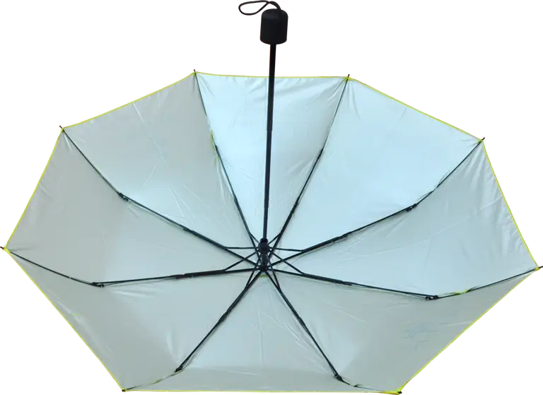 Open Umbrella with Yellow Lining