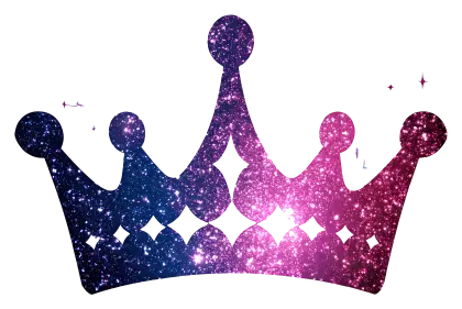 Galaxy Gradient Crown Illustration