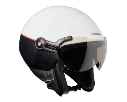 White Motorcycle Helmet for Rider Protection