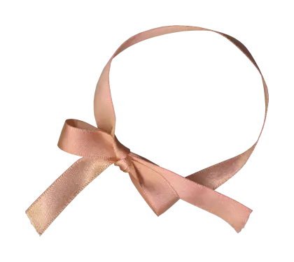 Pink Satin Ribbon with Elegant Bow