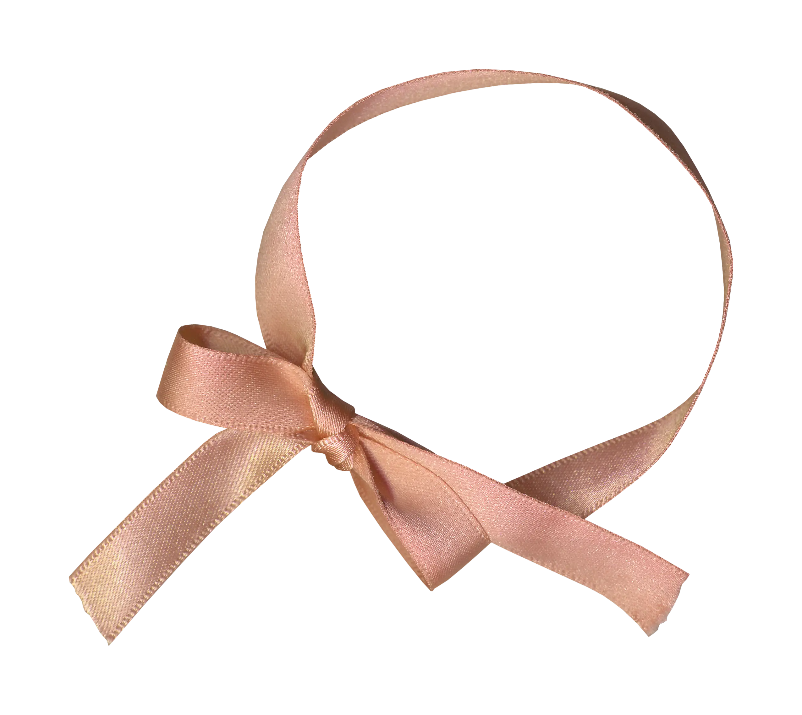 Pink Satin Ribbon with Elegant Bow