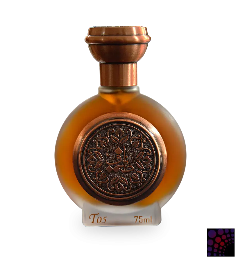 Elegant Perfume Bottle with Intricate Design