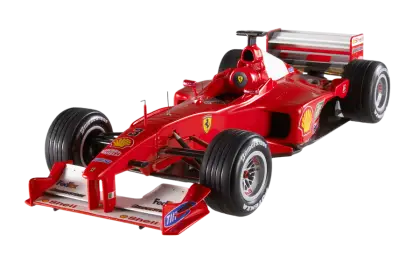 Red Formula 1 Race Car in Detail