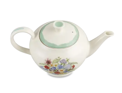 Floral Ceramic Teapot with Delicate Design