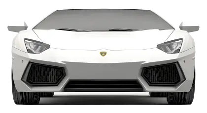 Luxury Sports Car Front View