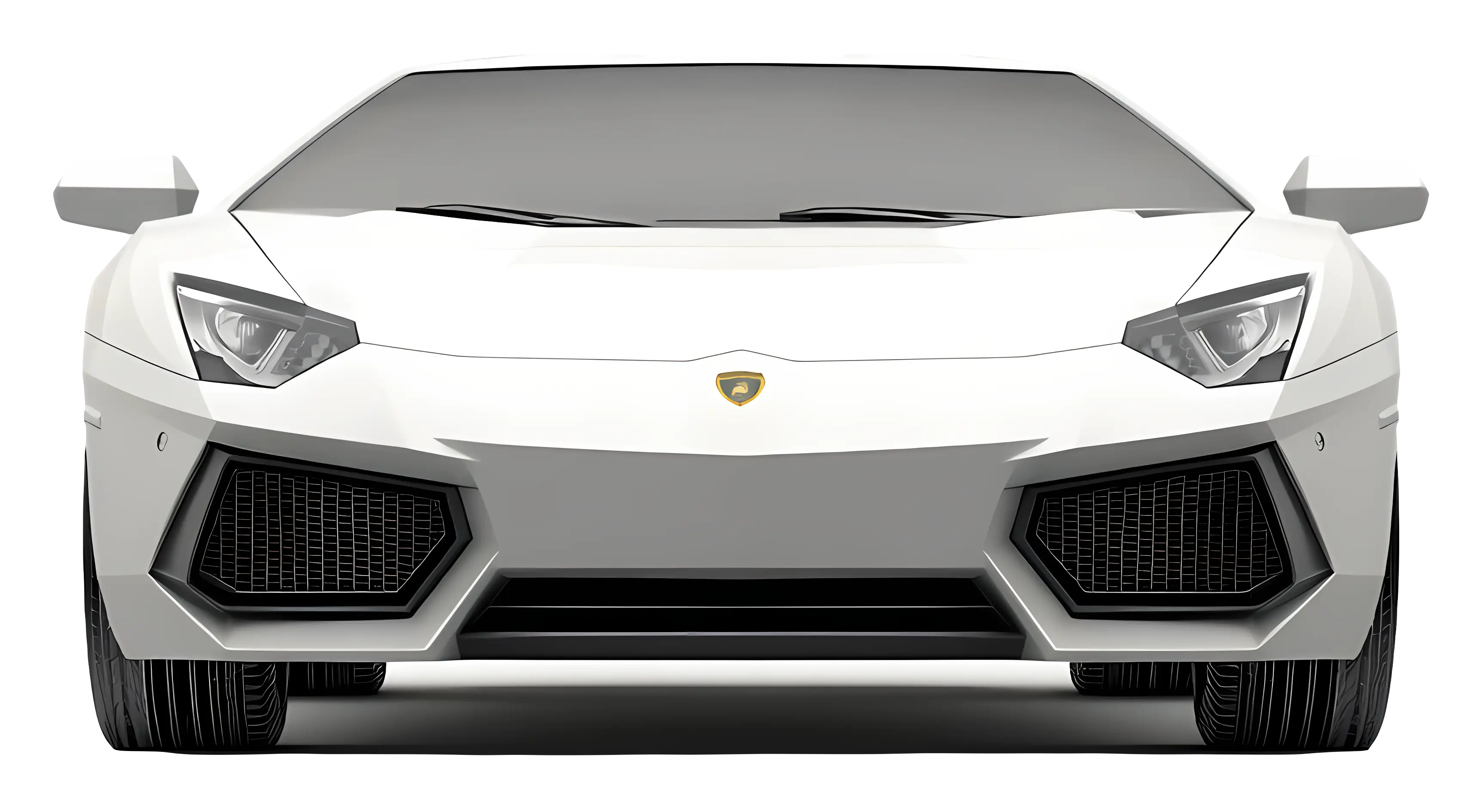 Luxury Sports Car Front View