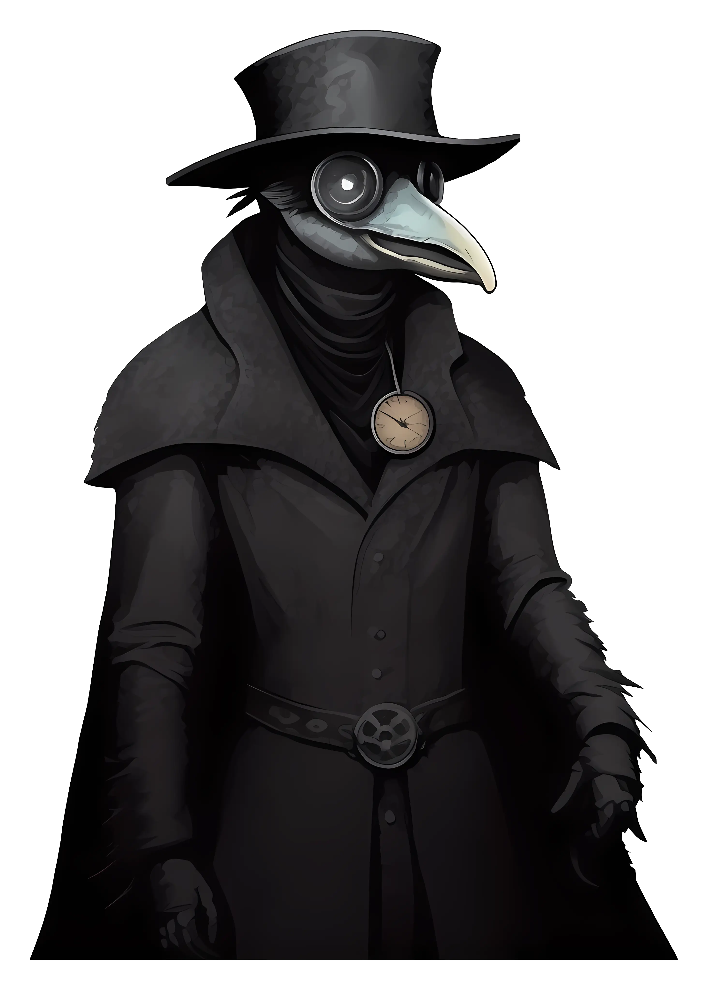 Plague Doctor in Historical Costume