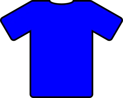 Minimal Blue T-shirt Illustration