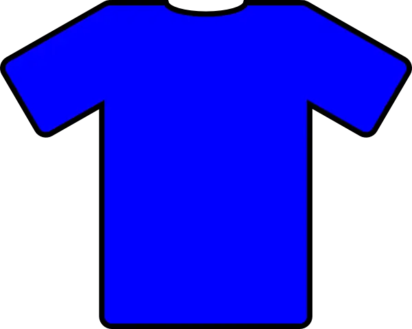 Minimal Blue T-shirt Illustration