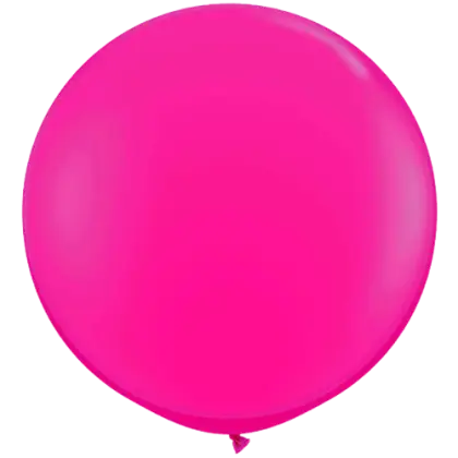 Bright and Simple Pink Balloon for Celebration