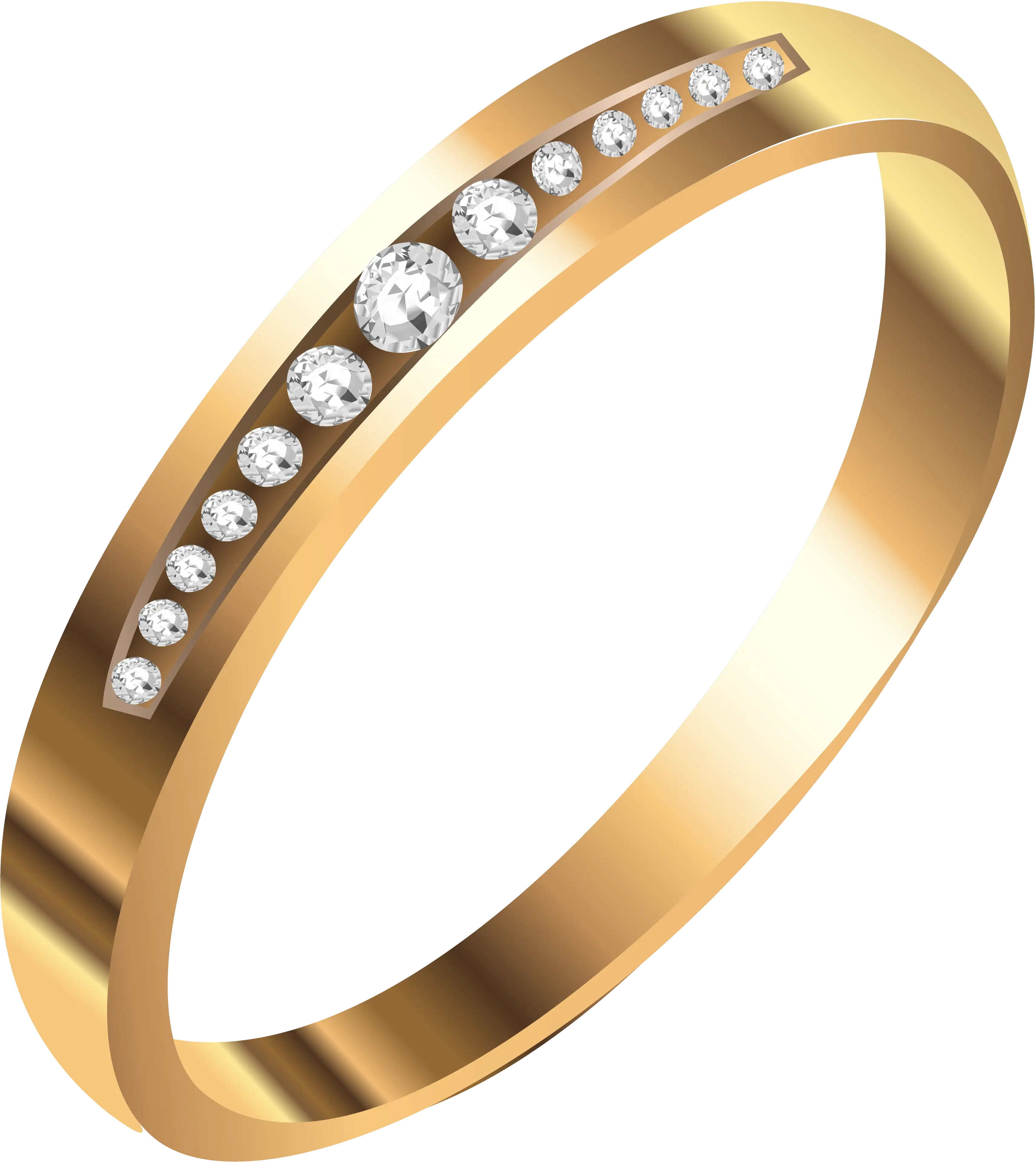 Gold Ring with Diamonds