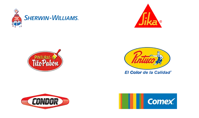 Various Paint and Construction Brand Logos