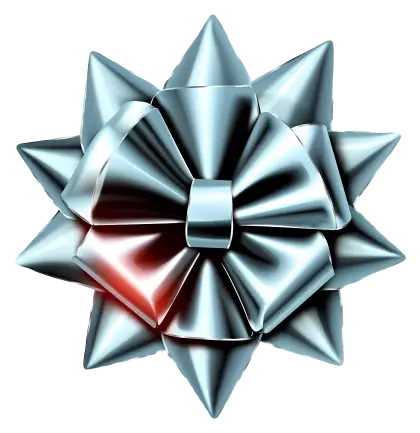Shiny Silver Bow