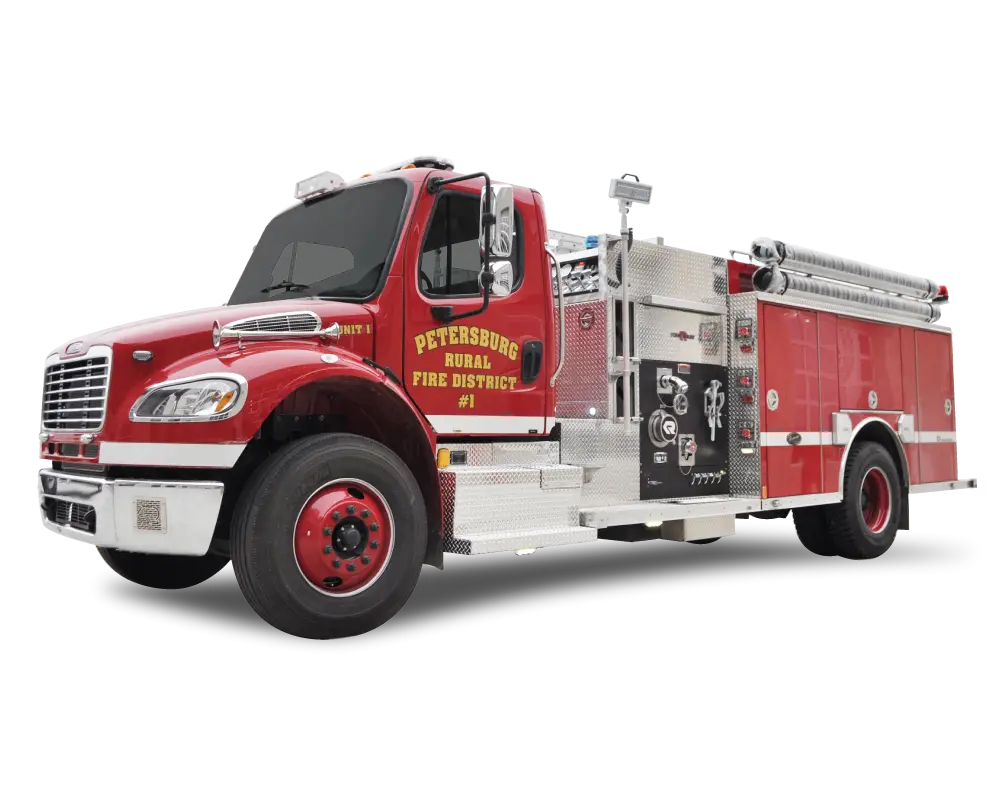 Red Fire Truck for Emergency Services