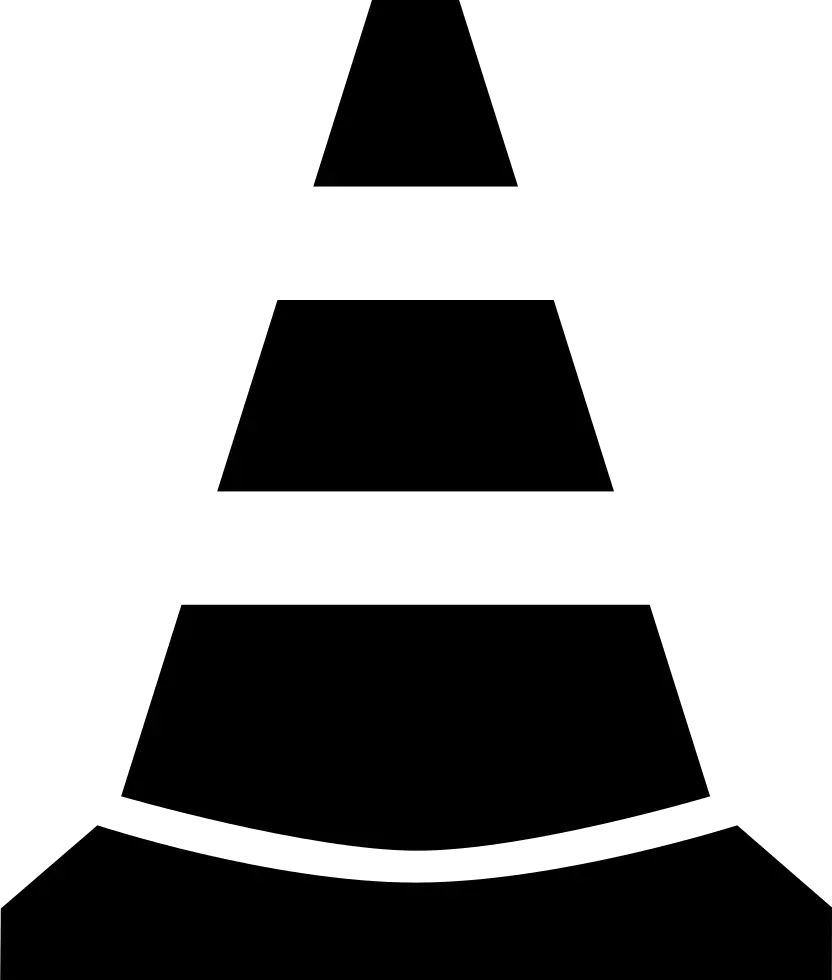 Black Abstract Pyramid Illustration