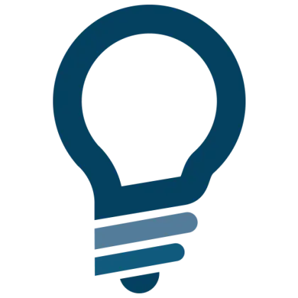 Light Bulb Icon for Creativity Symbolism