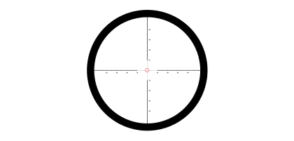 Black Crosshair Symbol