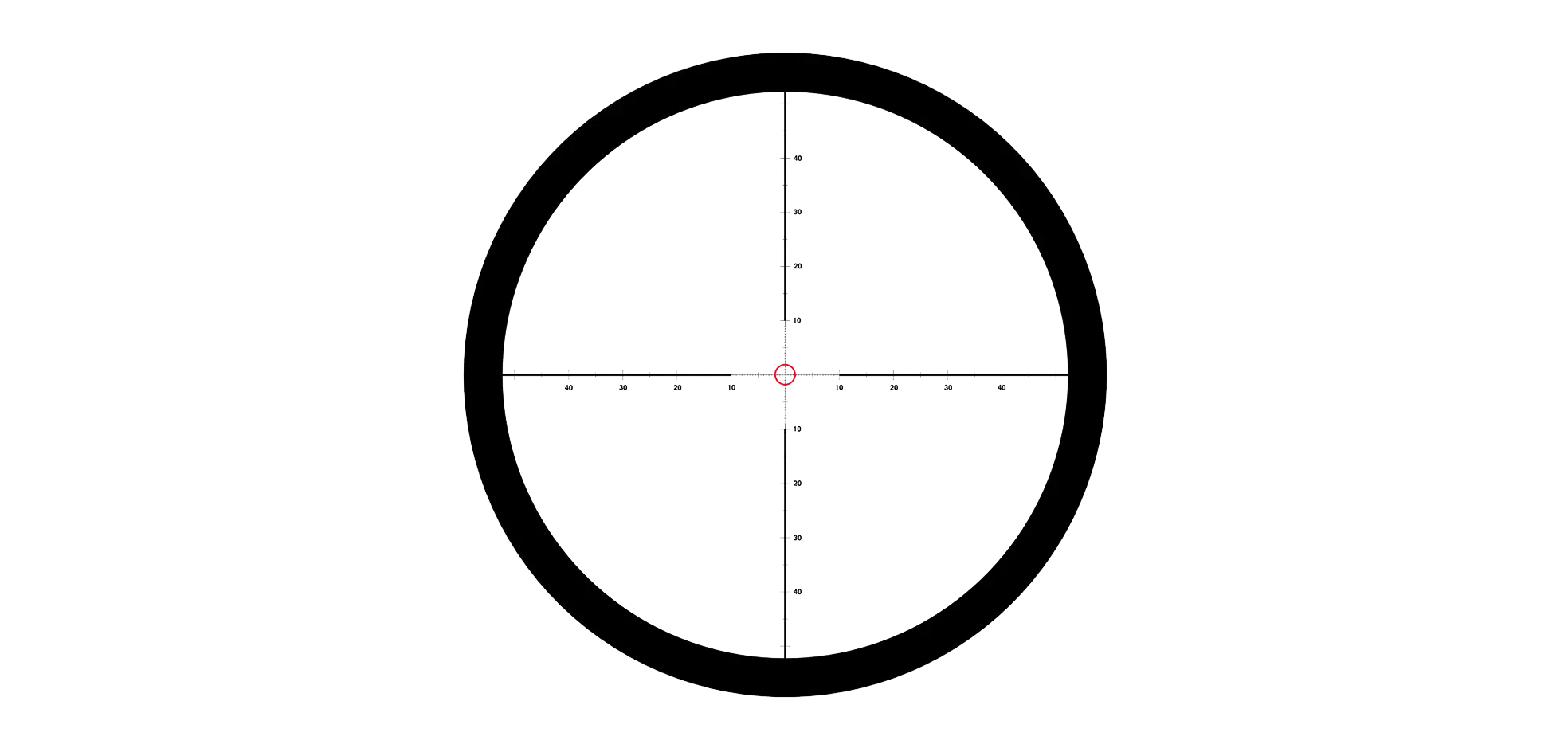 Black Crosshair Symbol