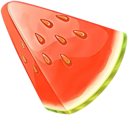 Juicy Red Watermelon Slice