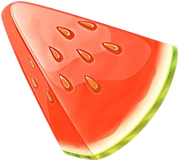 Juicy Red Watermelon Slice