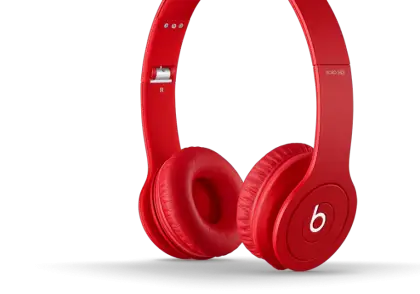 Red Wireless Headphones
