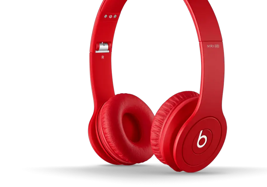 Red Wireless Headphones