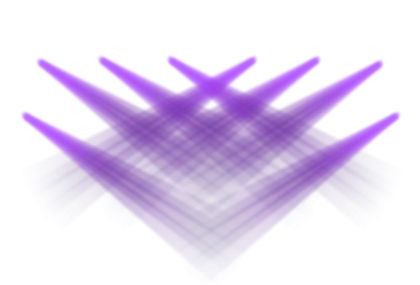 Purple Light Beams Effect