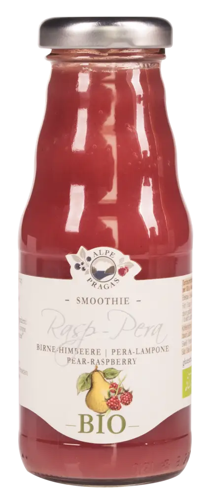 Pear-Raspberry Smoothie Bottle
