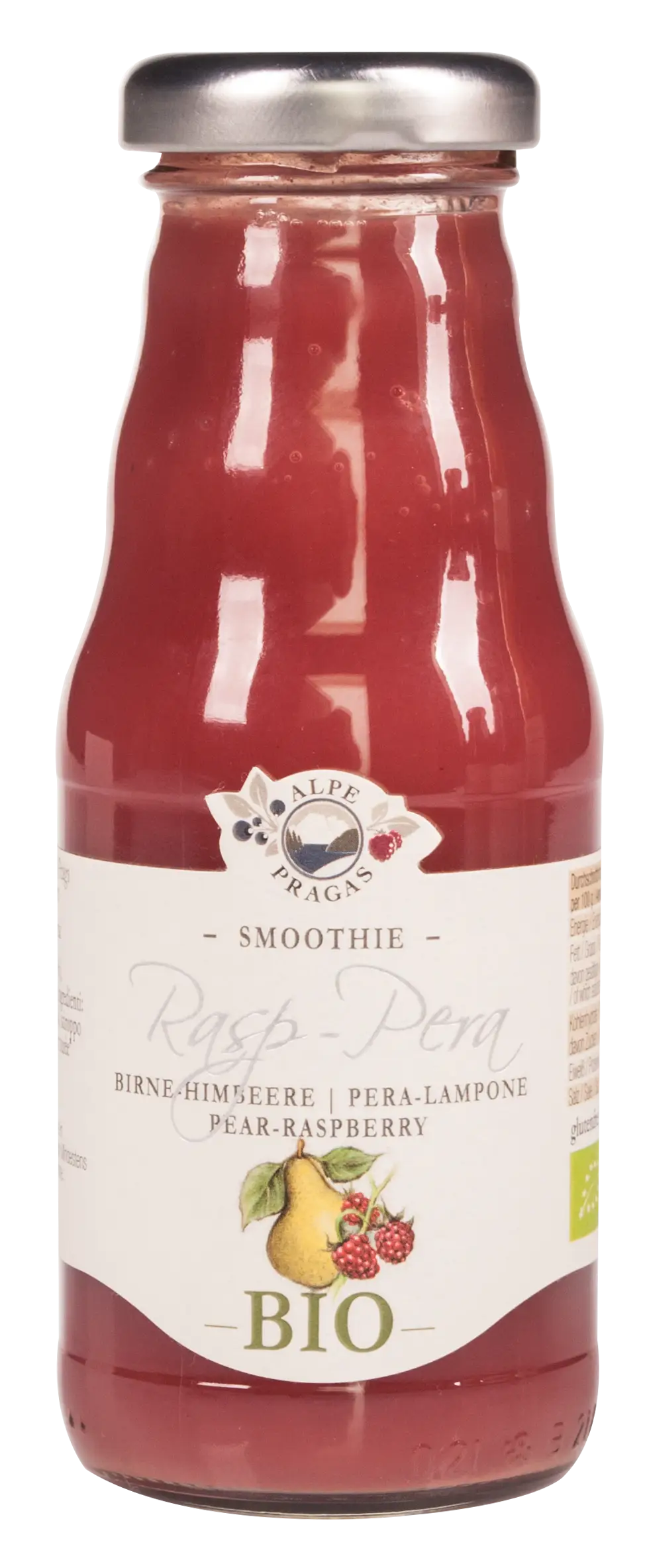 Pear-Raspberry Smoothie Bottle