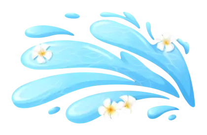 Refreshing Water Splash