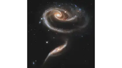 Beautiful Spiral Galaxy in Space