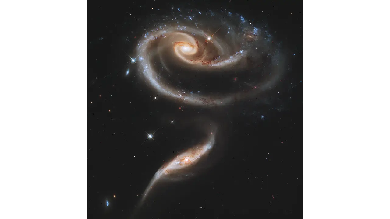 Beautiful Spiral Galaxy in Space