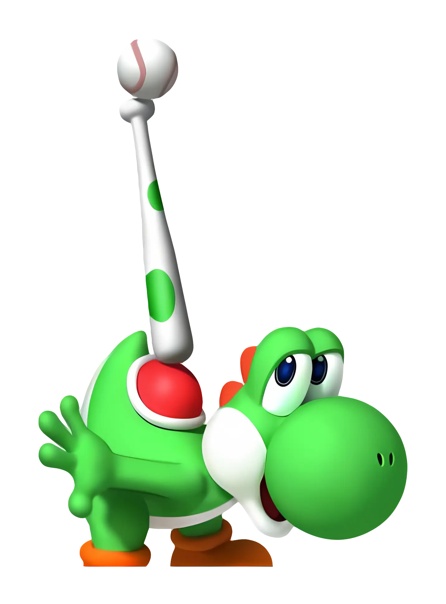 Green Dinosaur with Baseball