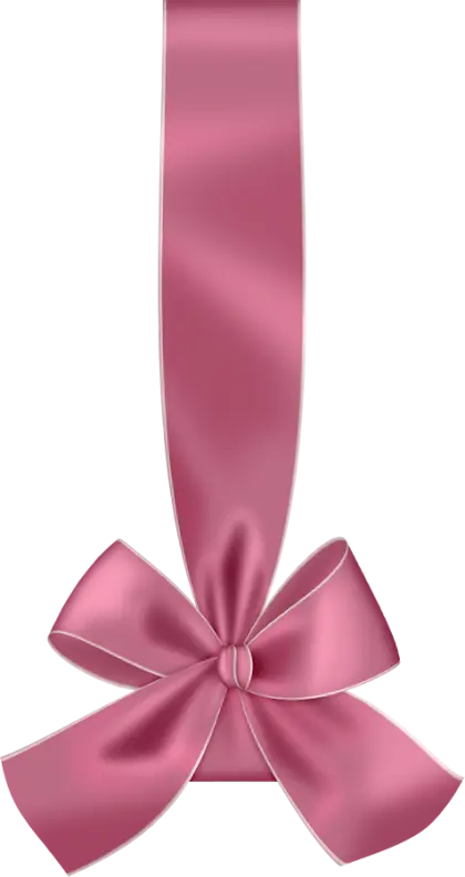 Elegant Pink Ribbon Decoration