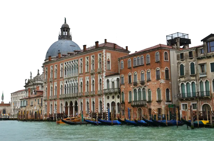 Venetian Buildings by the Canal