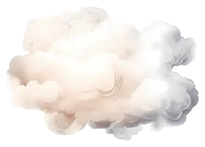 Realistic Fluffy Cloud Illustration