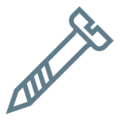 Metal Screw Icon for Construction Use