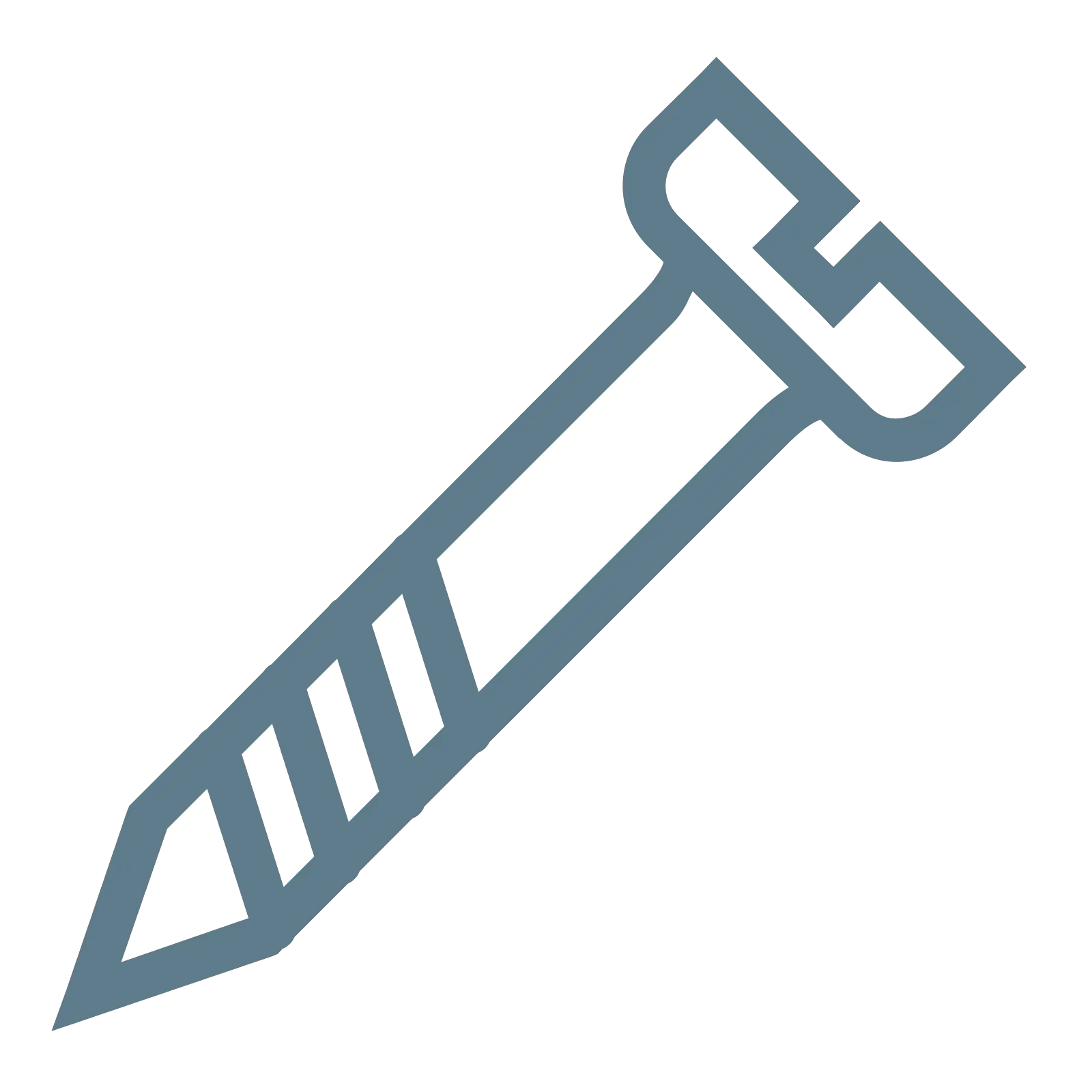 Metal Screw Icon for Construction Use